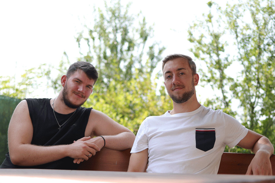 Portrait Maximilian Rainer und Fabian Kurnik